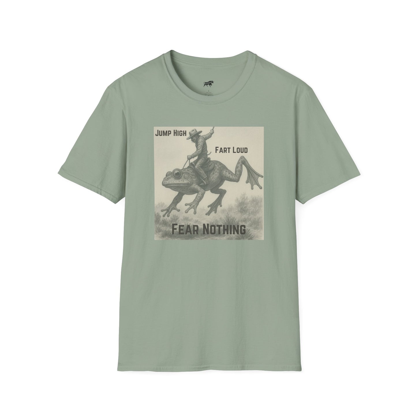 Fear Nothing Frog Rider Graphic Tee