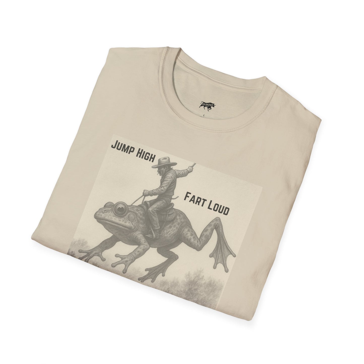 Fear Nothing Frog Rider Graphic Tee