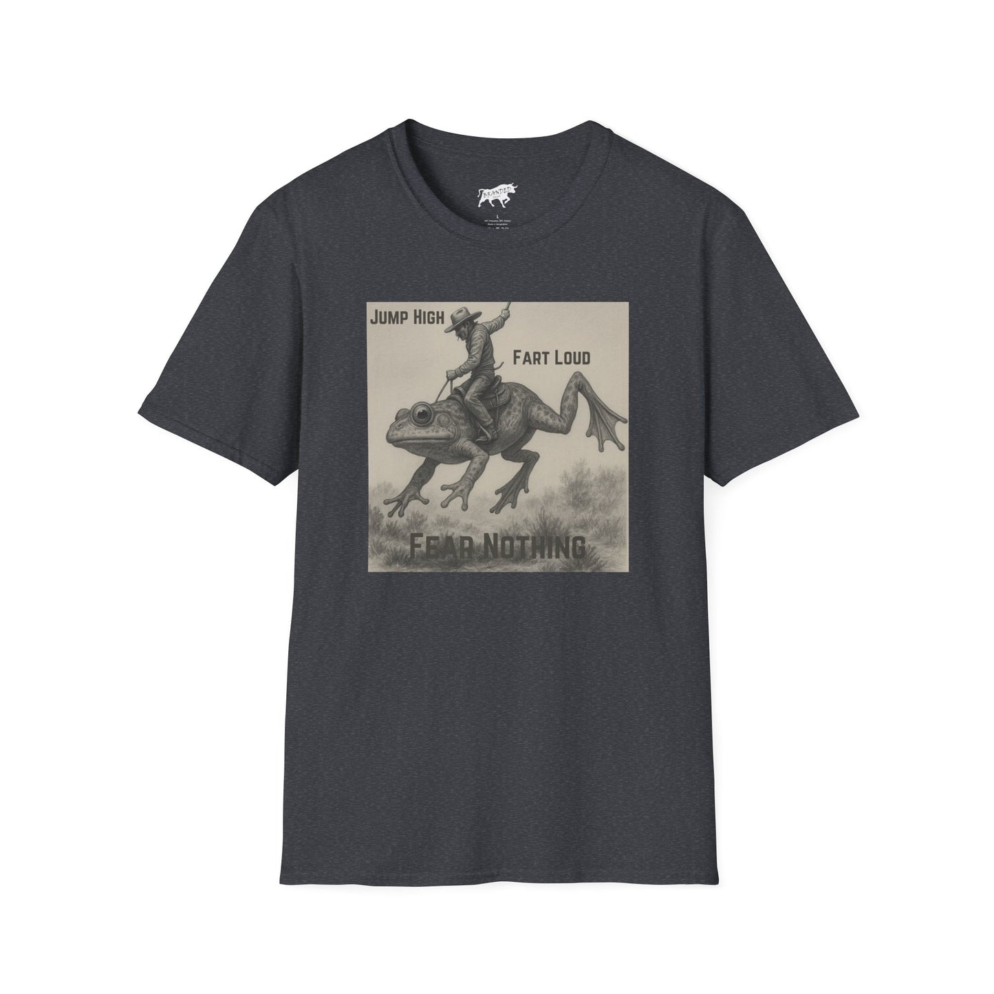 Fear Nothing Frog Rider Graphic Tee