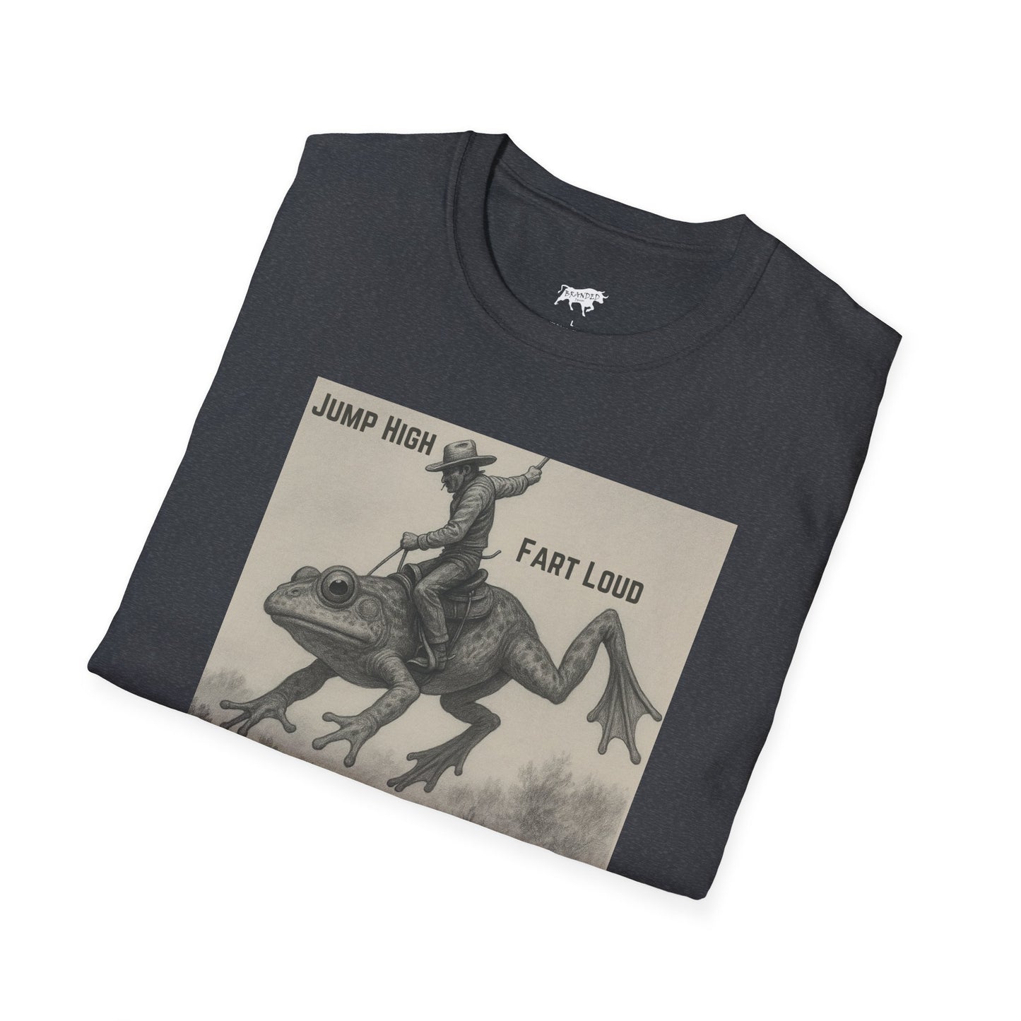 Fear Nothing Frog Rider Graphic Tee