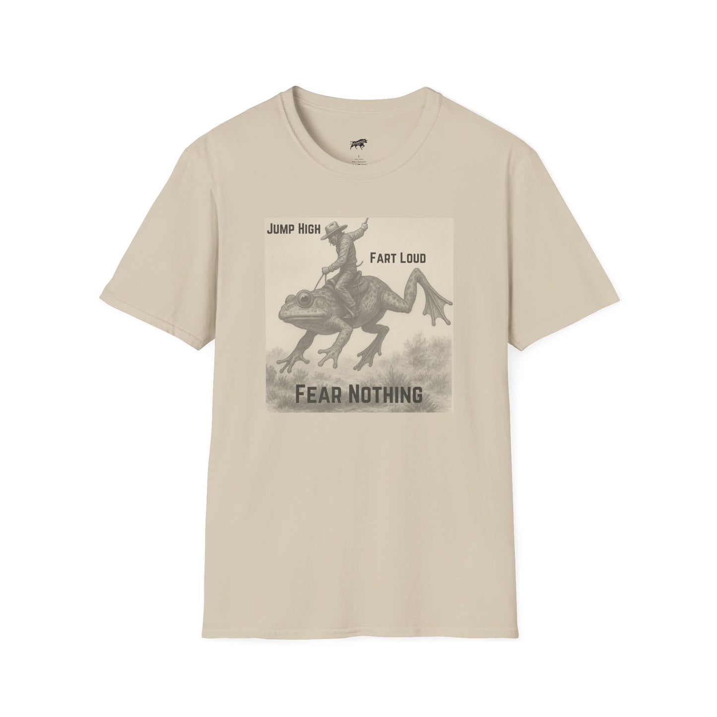 Fear Nothing Frog Rider Graphic Tee