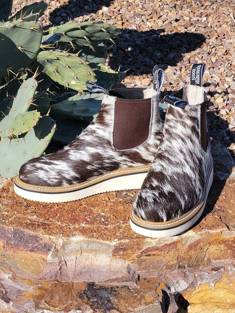 Rancherr Cowhide Lechera Boots - Size 7.5