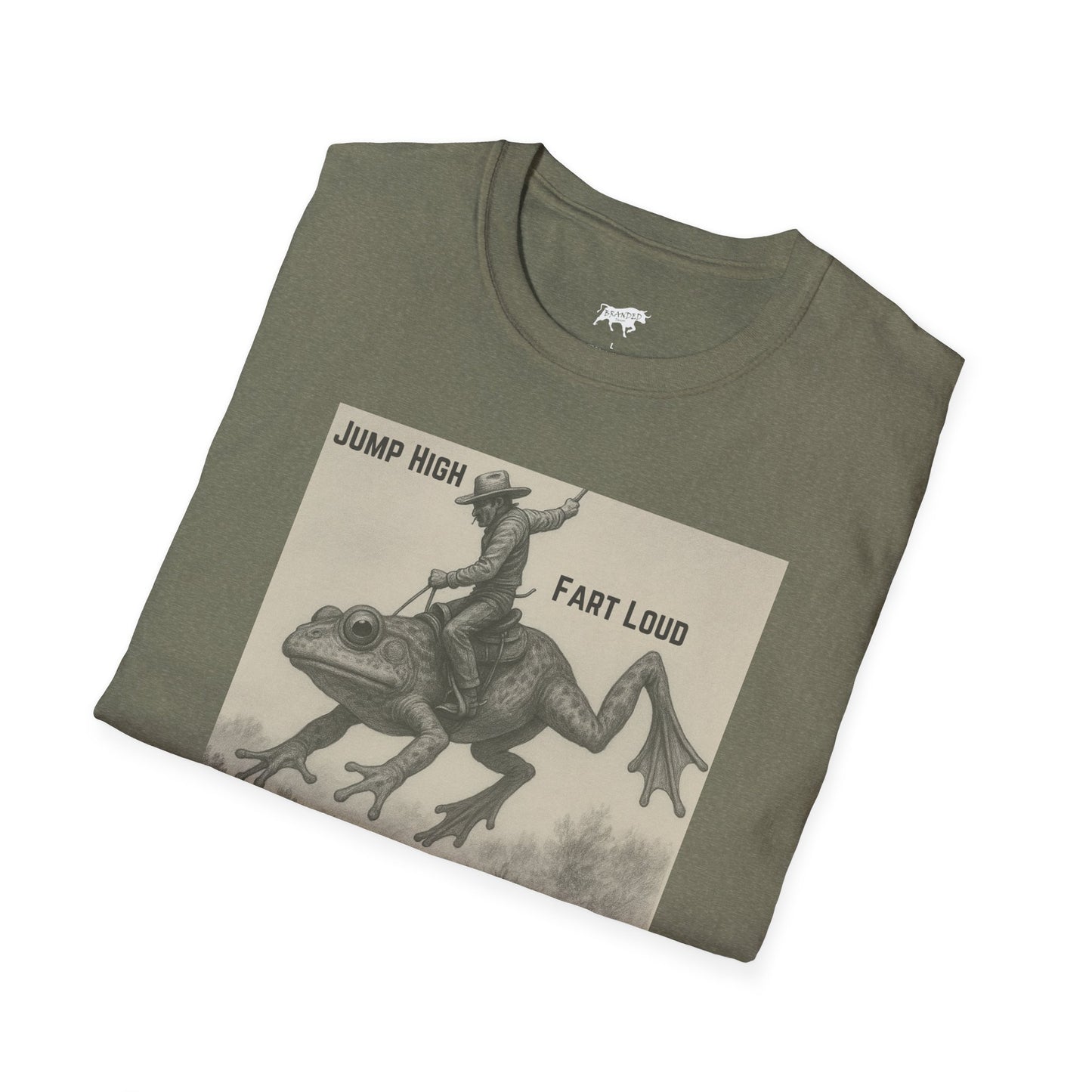 Fear Nothing Frog Rider Graphic Tee