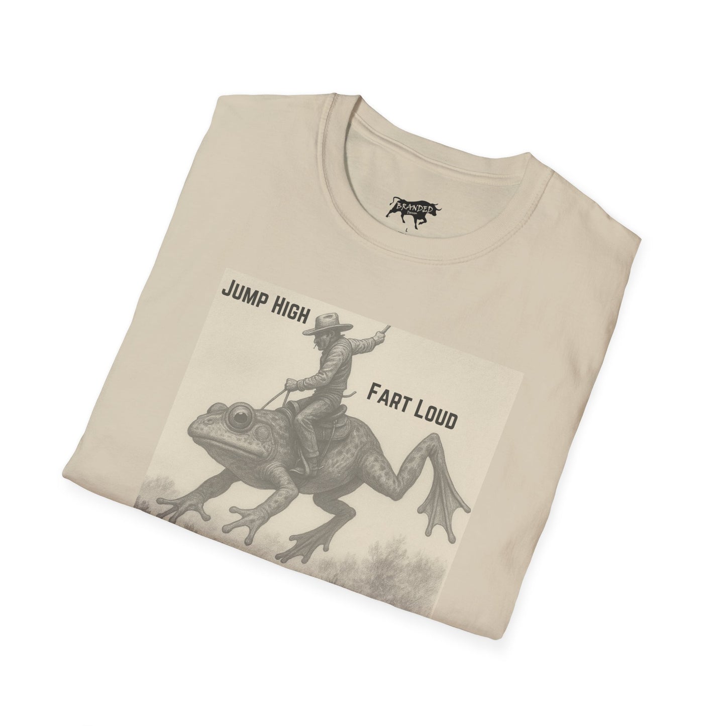 Fear Nothing Frog Rider Graphic Tee