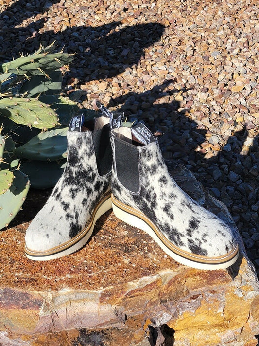 Rancherr Cowhide Lechera Boots - Size 10.5