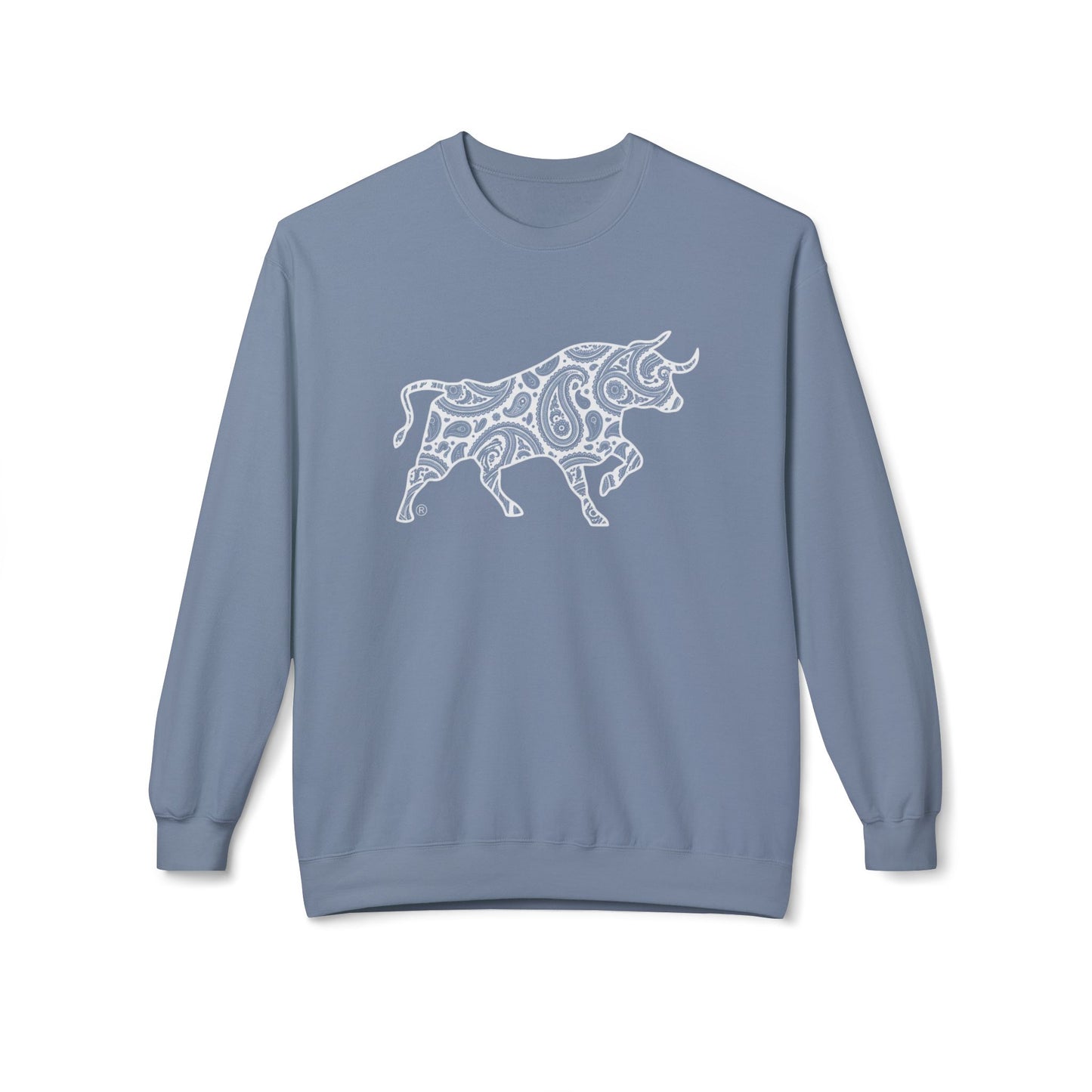 Paisley Bull Crewneck Sweater