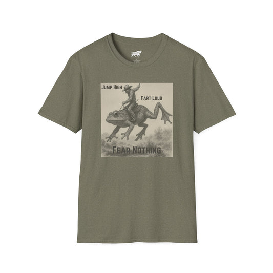 Fear Nothing Frog Rider Graphic Tee