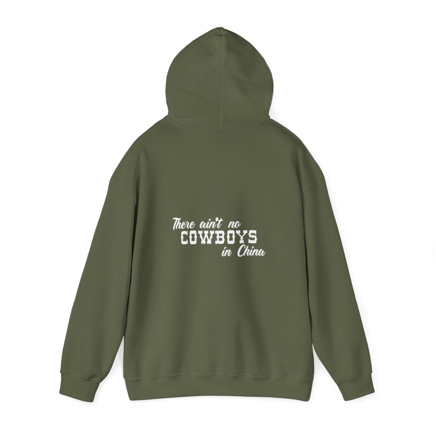 There Ain't No Cowboys in China Logo Hoodie