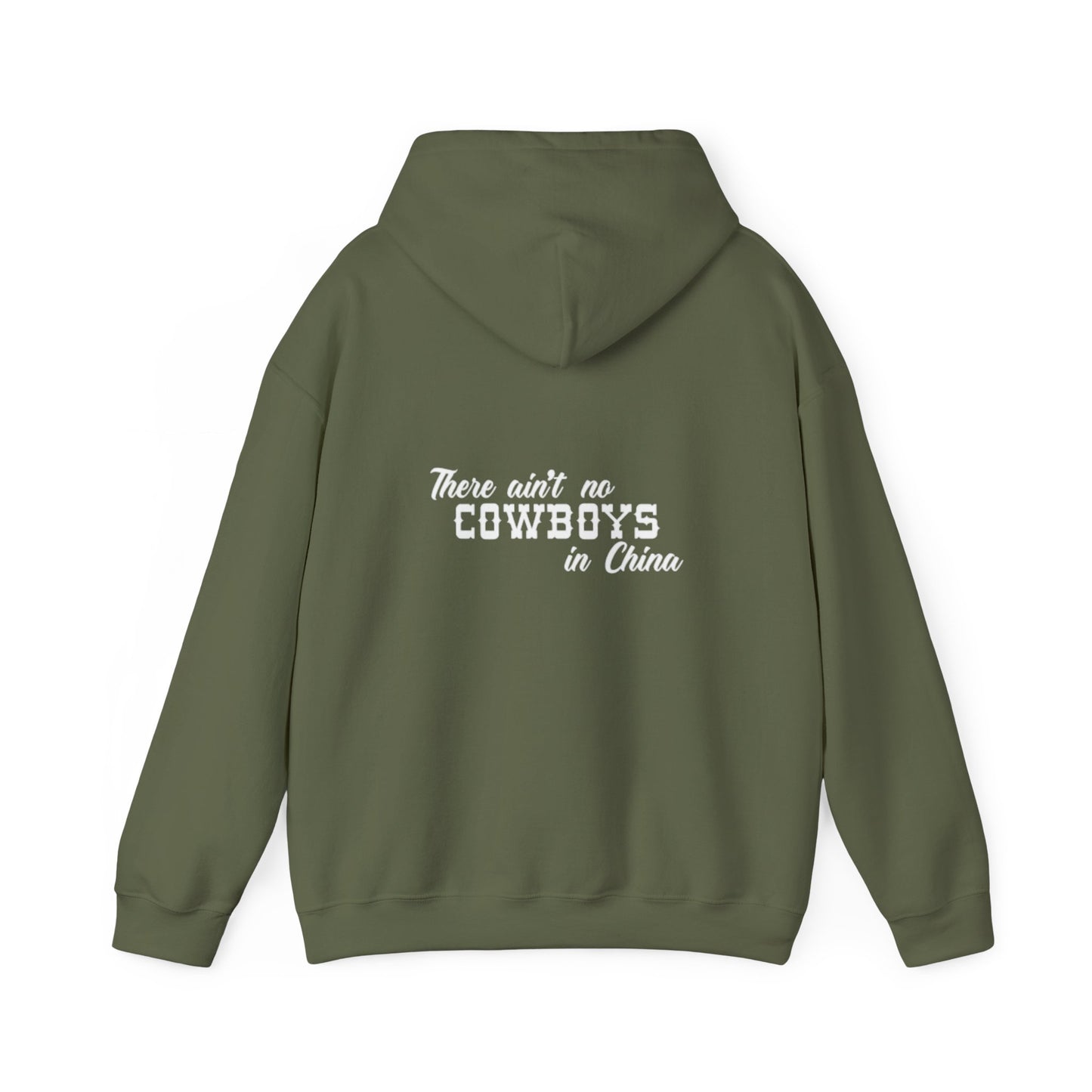 There Ain't No Cowboys in China Logo Hoodie
