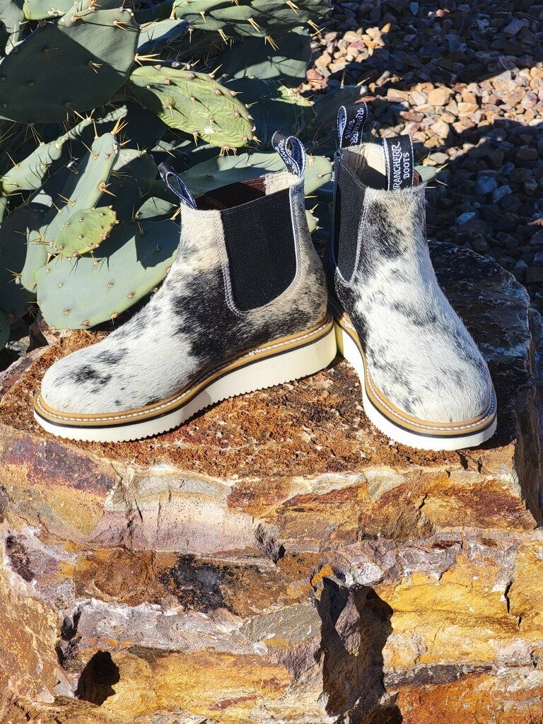Rancherr Cowhide Lechera Boots - Size 8