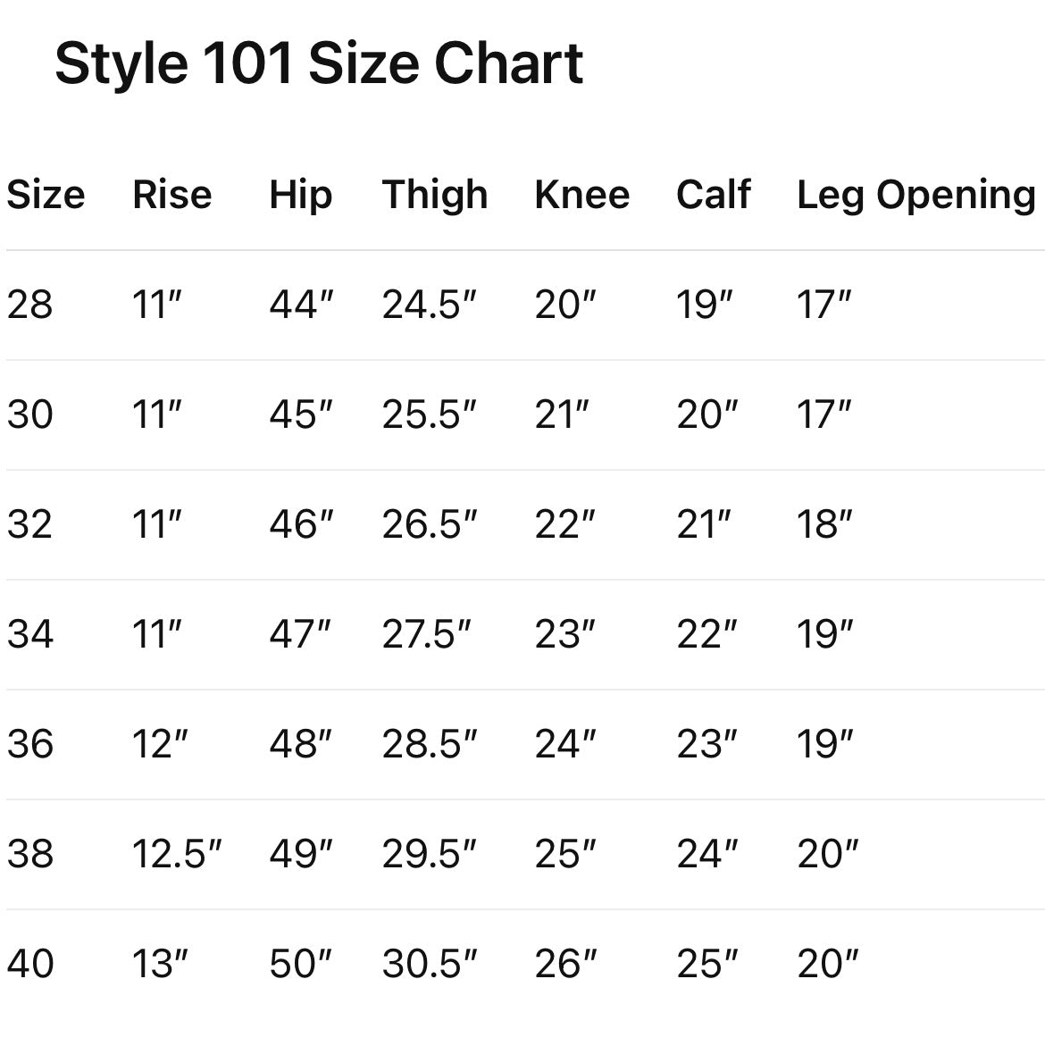 Style 101 Jeans